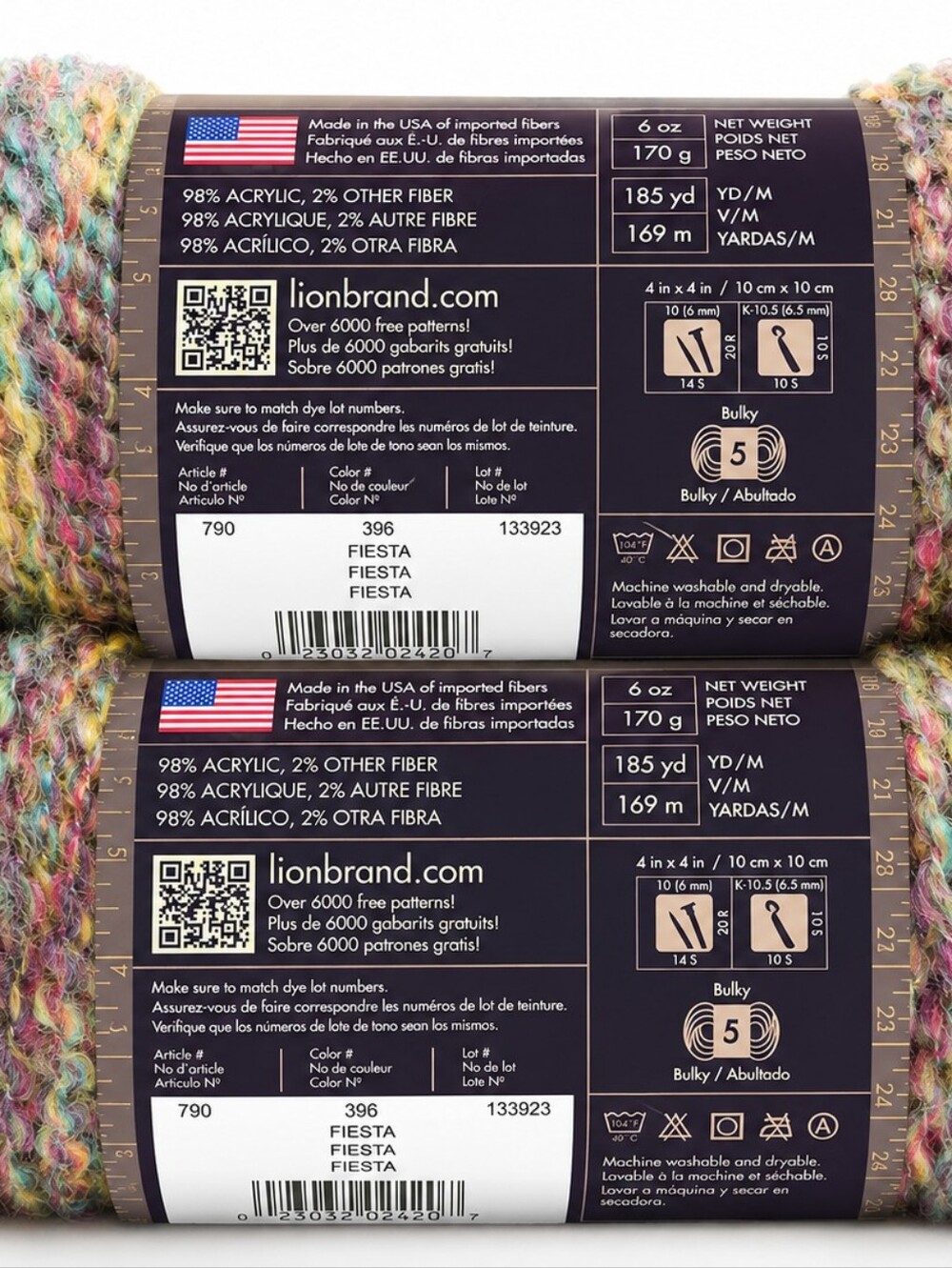 Lion Brand Homespun Yarn - Picture 2 of 4